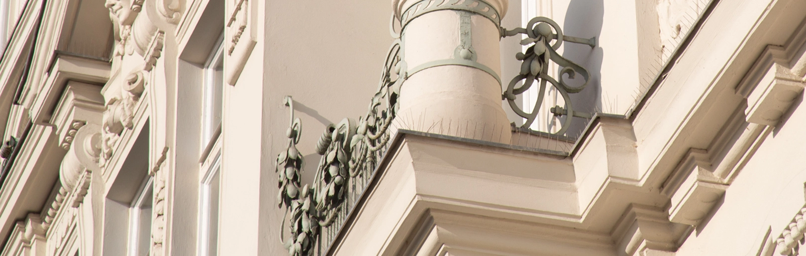 Gebäudedetail Bürogebäude malthus